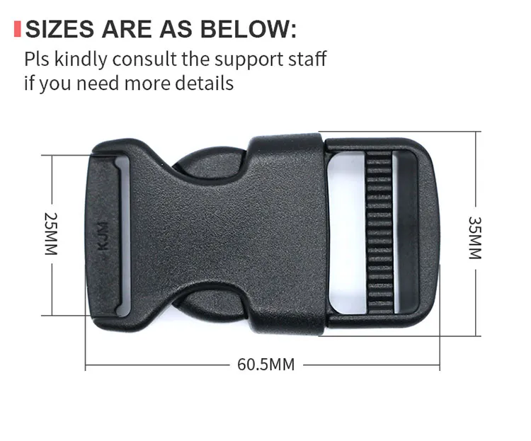 Plastic Side Release Buckle for Bag Plastic Side Release Buckle for Bag